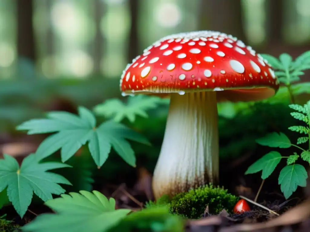 Un amanecer rojo brillante con puntos blancos entre la vegetación del bosque siberiano