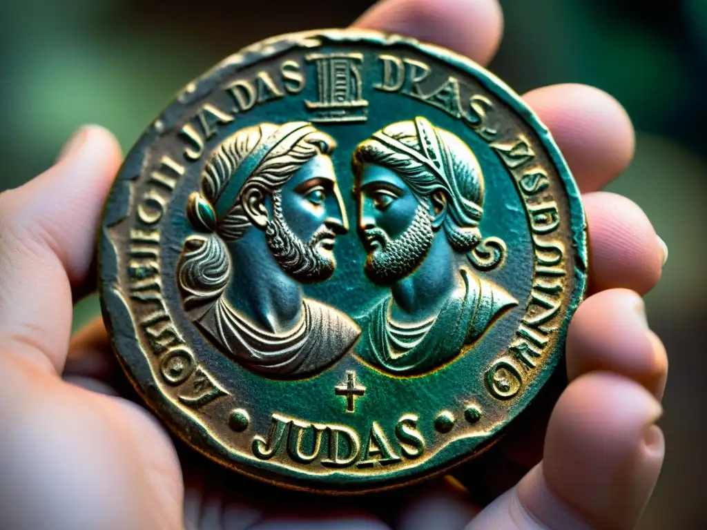 Una antigua moneda con la inscripción 'Judas', enigma de siglos