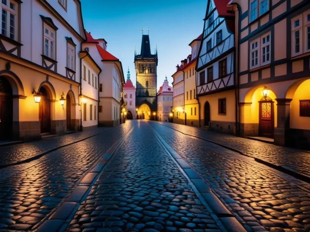 Las antiguas calles de Praga inspiran misticismo y arquitectura gótica, conectando con entidades artificiales inspiradas en la cábala