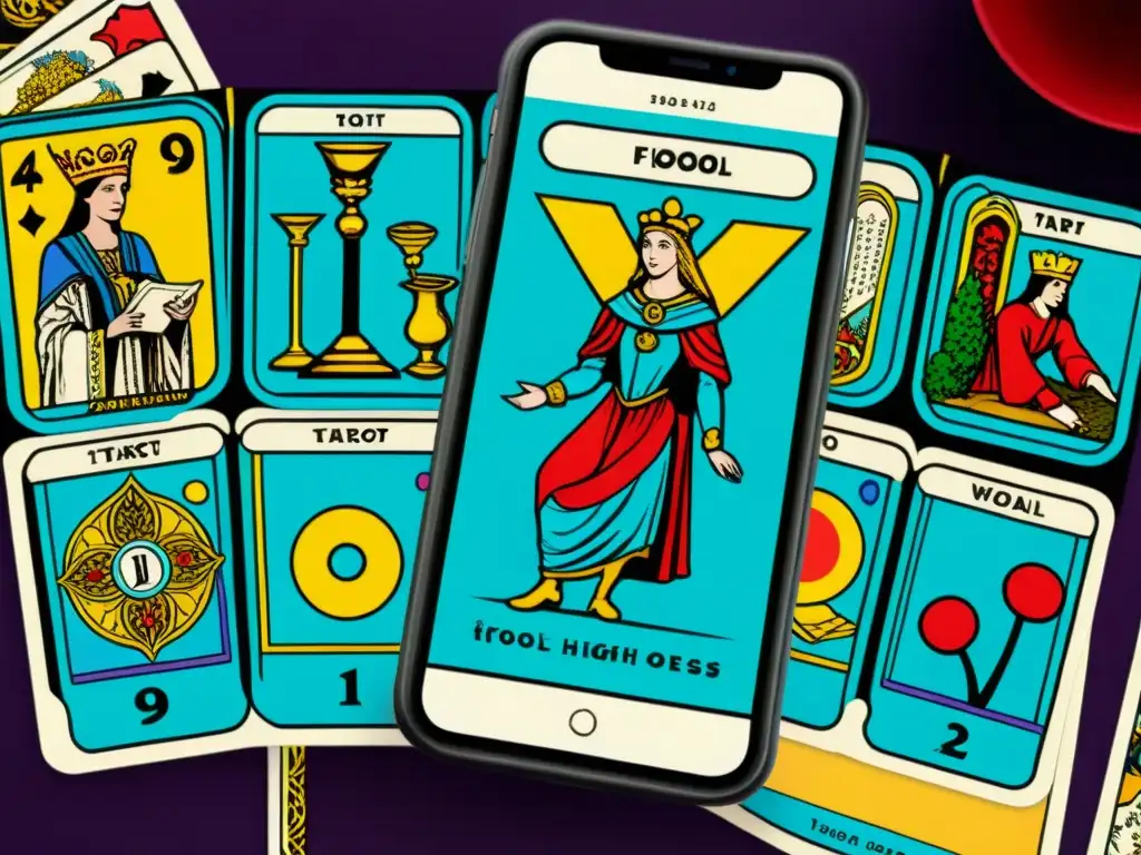 Colisión de lo clásico y lo moderno: tarot tradicional frente a tarot interactivo nuevas tecnologías en smartphone