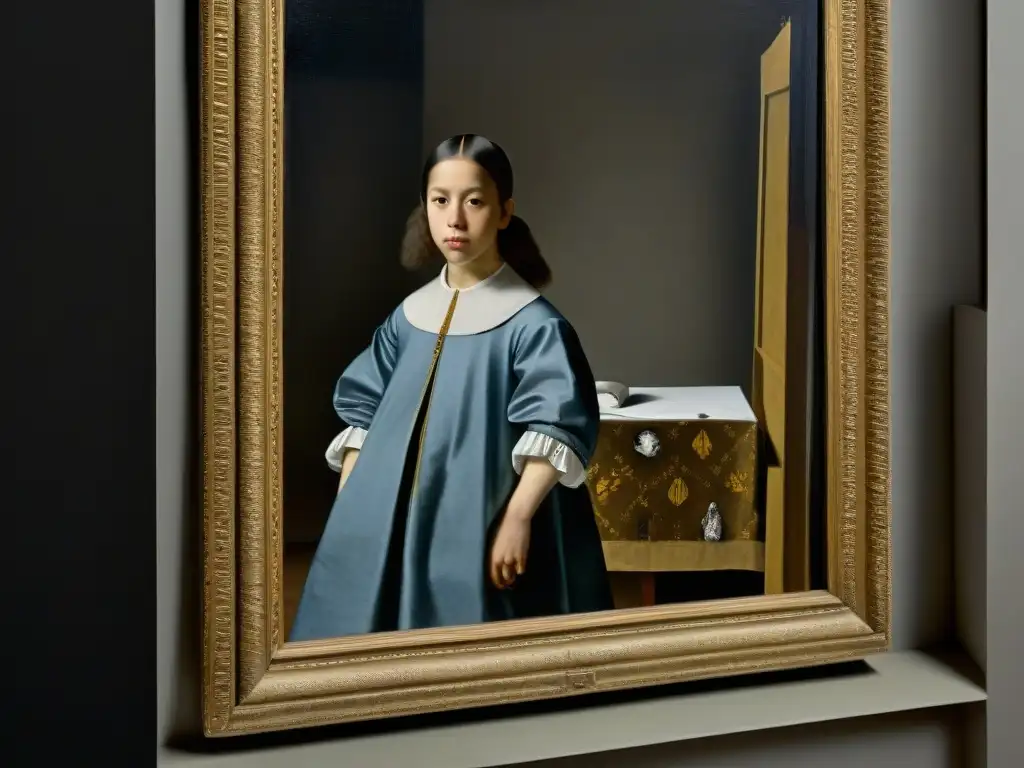 Detalle excepcional de 'Las Meninas' de Velázquez, revelando mensajes secretos de una sociedad secreta