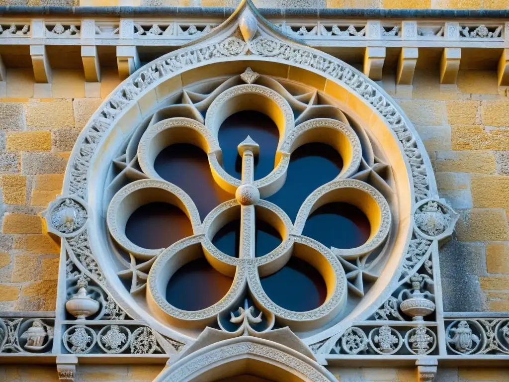 Detalle impresionante del legado arquitectónico de la Orden del Temple en el Castillo de Tomar, Portugal