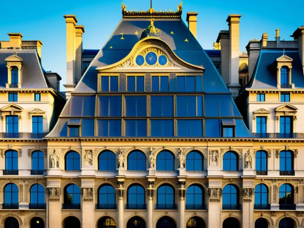 Detalle de la simbología profunda del Tarot en el arte del Palais du Louvre