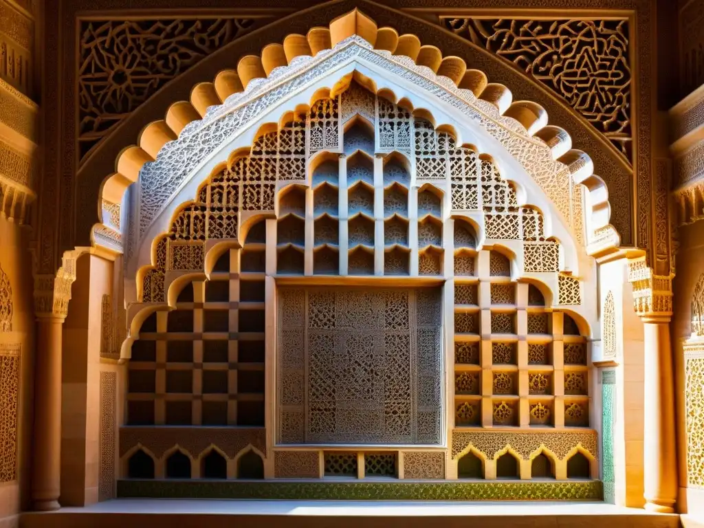 Detalles cautivadores de la arquitectura de la Alhambra: mensajes cifrados en las intrincadas paredes