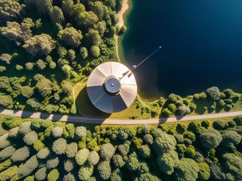 Escena de espionaje satelital: encuentro clandestino entre sociedades secretas bajo la luz de la luna en un bosque remoto