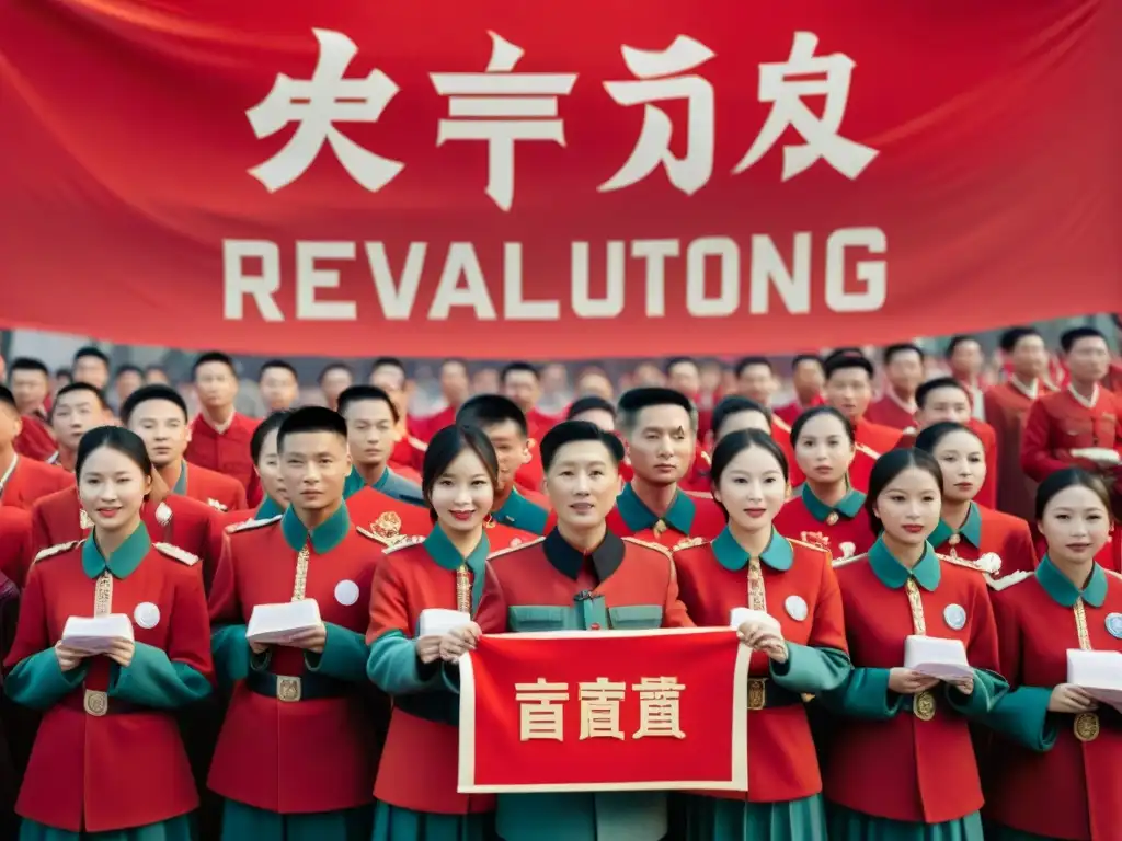 Una impactante escena de la Sociedad secreta Guardia Roja durante la Revolución Cultural en China