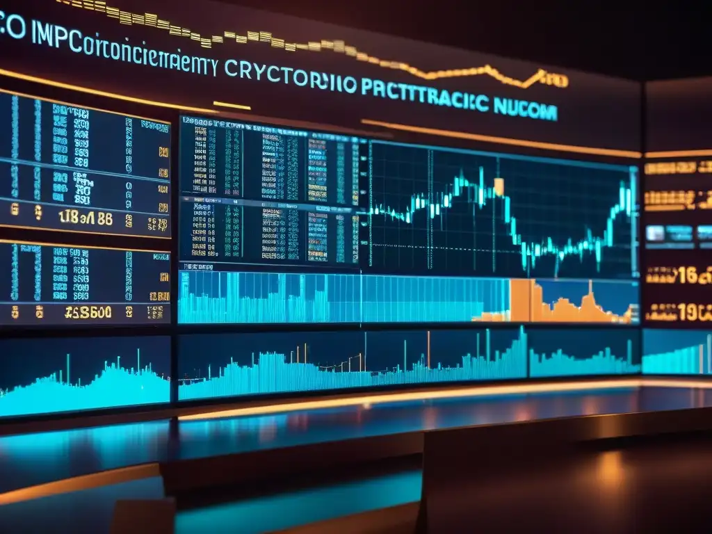 Influencia de la numerología en transacciones de criptomonedas en un entorno digital futurista y vibrante