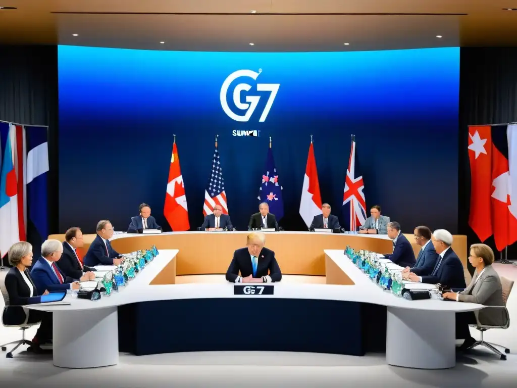 Intensa cumbre del G7: líderes mundiales negocian decisiones clave