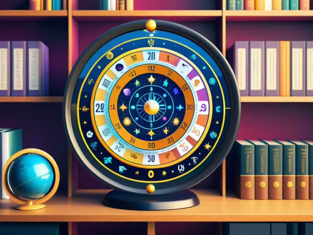 Interfaz software astrología aficionado estrellas en pantalla moderna con símbolos planetarios y signos zodiacales detallados