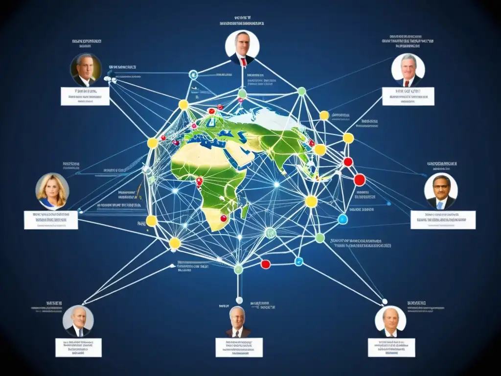 Intrincada red de poder global: diagrama detallado de sociedades secretas influyentes en el mundo moderno