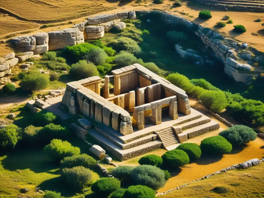 Intrincadas ruinas de los Templos de Ġgantija en Malta, revelan habilidades arquitectónicas avanzadas de antiguas sociedades secretas en Malta