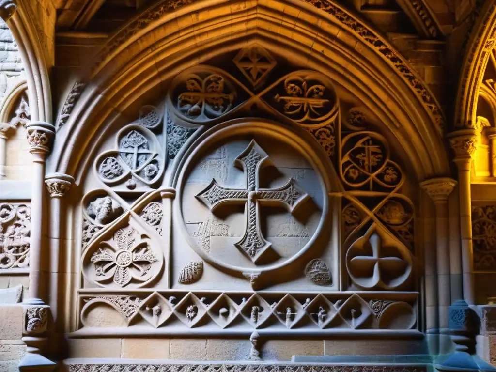 Intrincadas tallas en Rosslyn Chapel: símbolos Templarios, escenas bíblicas y misteriosas imágenes