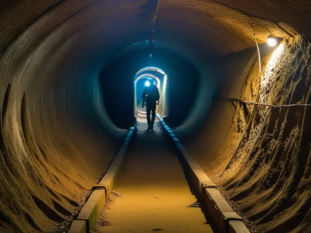 Intrincado túnel subterráneo en Cu Chi, Vietnam, con restos de sociedades secretas en la historia