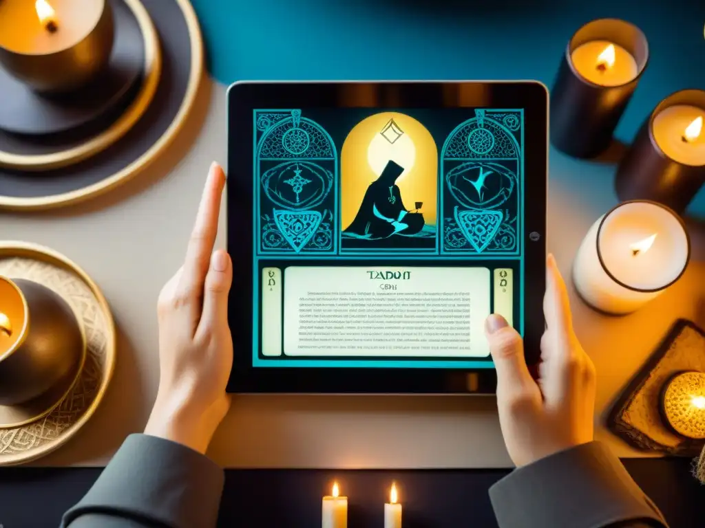 Una lectura de tarot tradicional y digital revela mitos