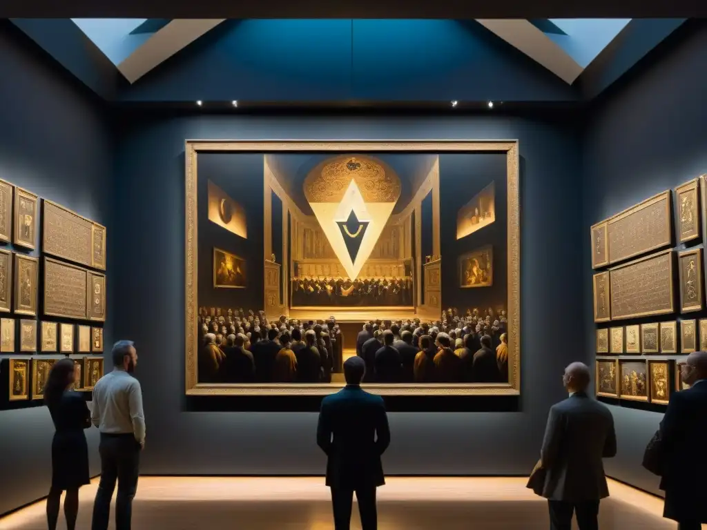 Misteriosa galería de arte con influencia de sociedades secretas en el arte moderno