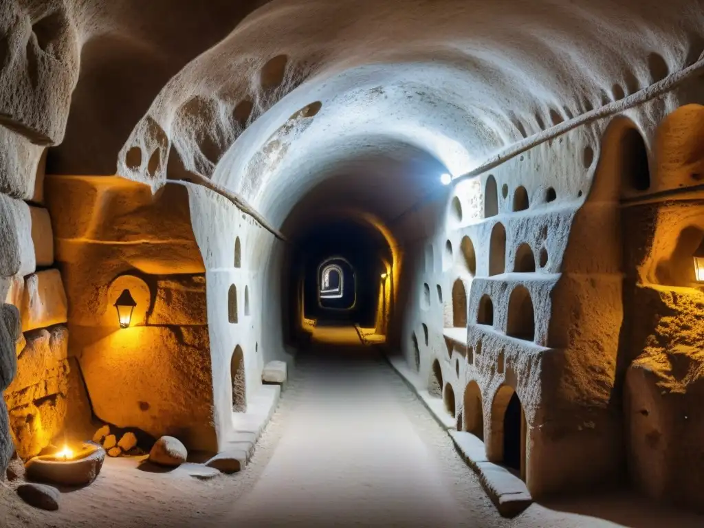 Explora las misteriosas sociedades secretas y sus estructuras subterráneas en Derinkuyu, Cappadocia