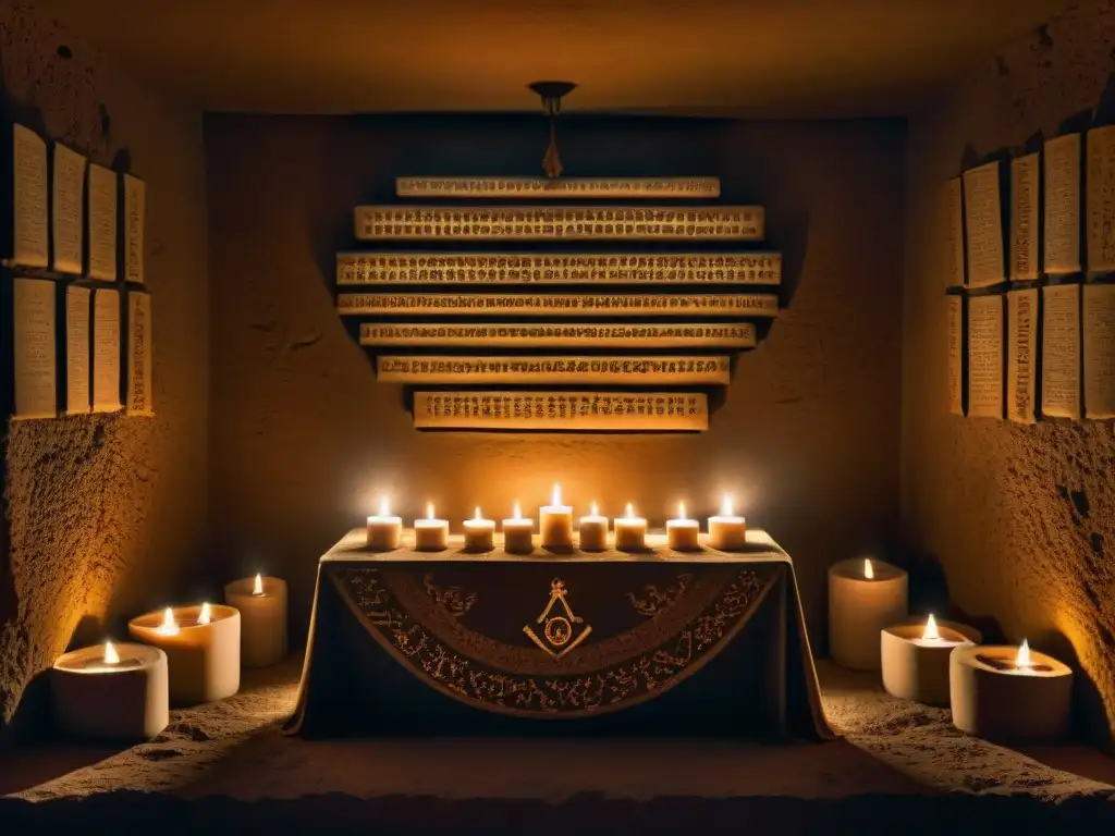 Misterioso altar de rituales funerarios de sociedades secretas