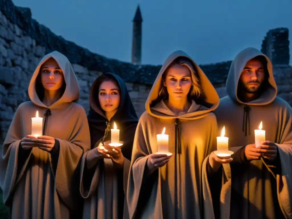 Misterioso ritual de sociedades secretas a lo largo de la luna creciente