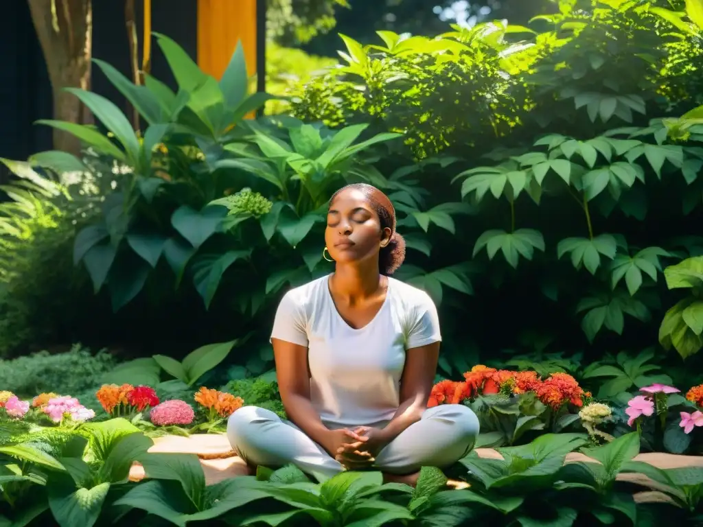 Meditación en la naturaleza durante Venus retrógrado, energía introspectiva