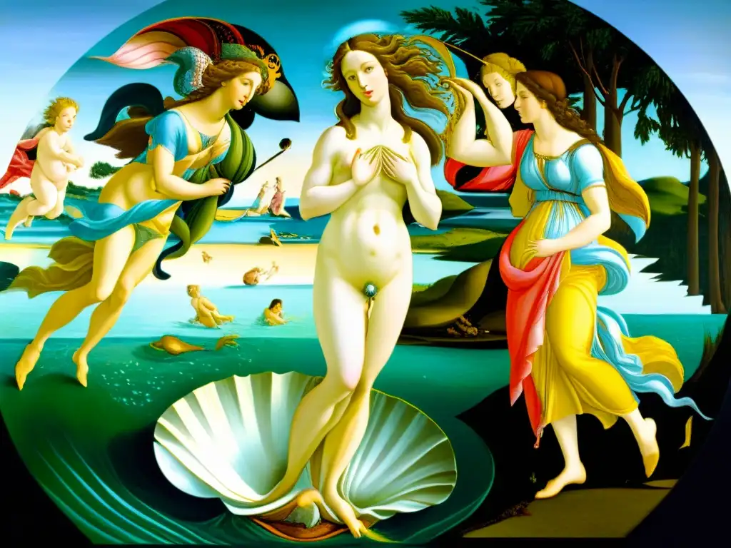 Una obra maestra de Botticelli: 'El nacimiento de Venus' con símbolos femeninos en el arte