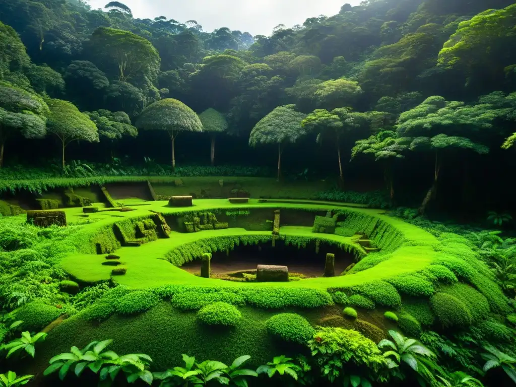 Prácticas funerarias secretas: misteriosos entierros en la selva amazónica, mounds decorados entre vegetación exuberante