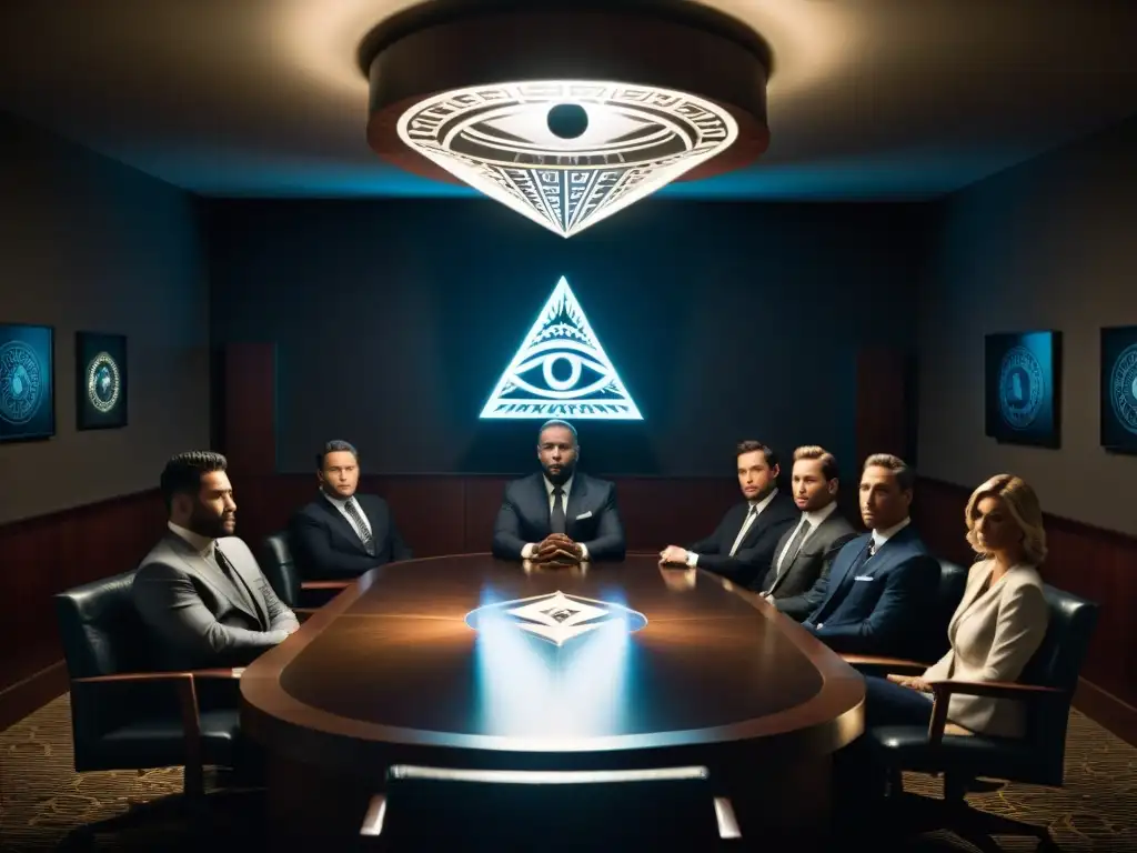 Reunión clandestina en Hollywood con influencia de los Illuminati