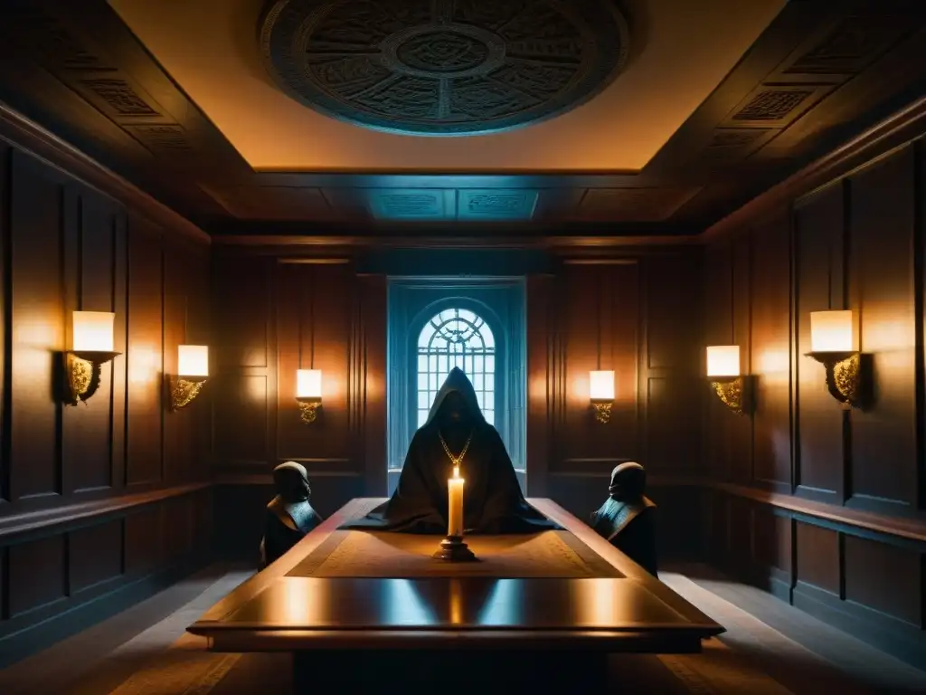 Reunión clandestina de Sociedades secretas en el entretenimiento