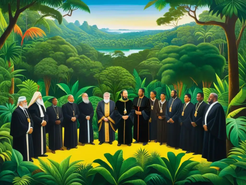 Reunión en la selva: Jesuitas y líderes indígenas dialogan en un encuentro cultural