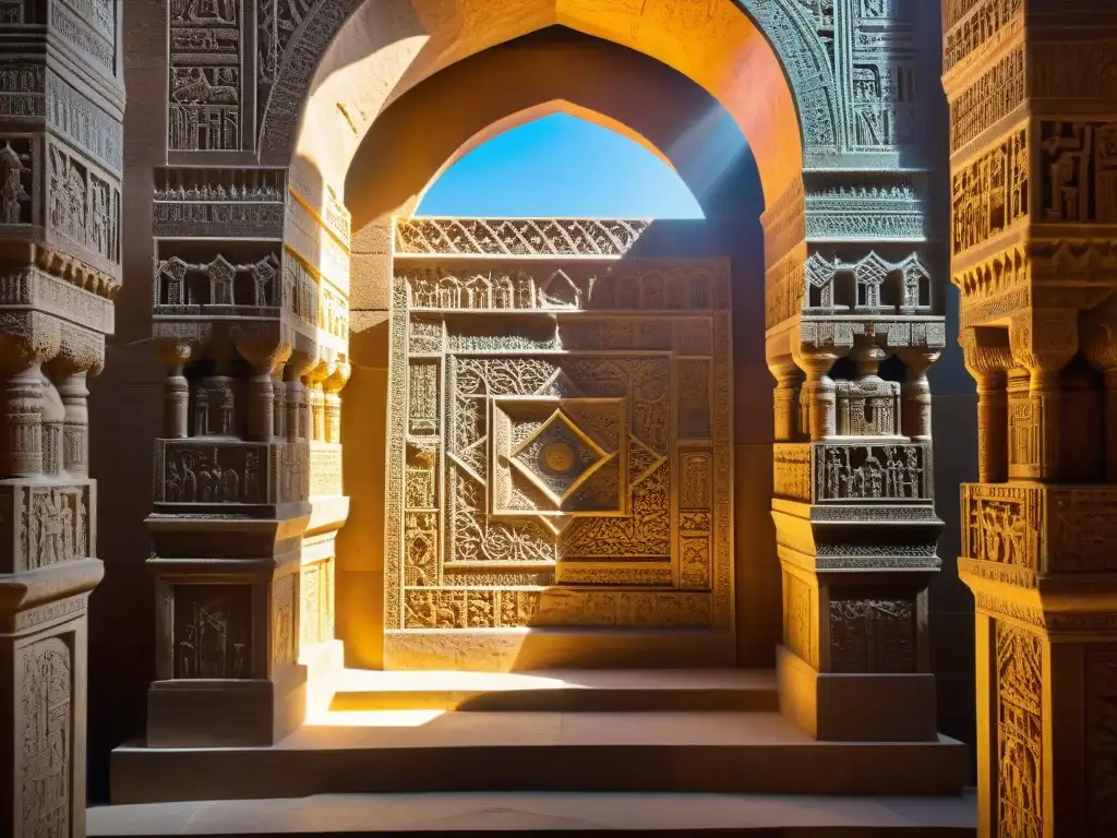 Descubre los secretos arquitectónicos del Templo de Salomón en una imagen detallada y mística