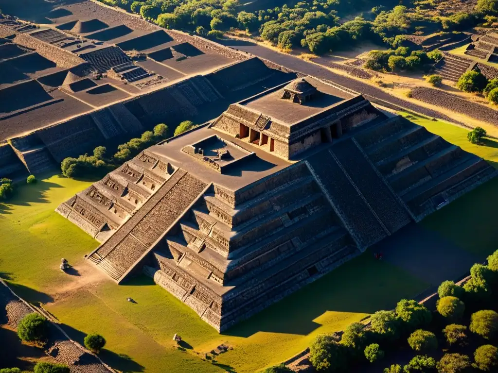 El sol poniente revela los secretos arquitectónicos de Teotihuacán, sociedad secreta