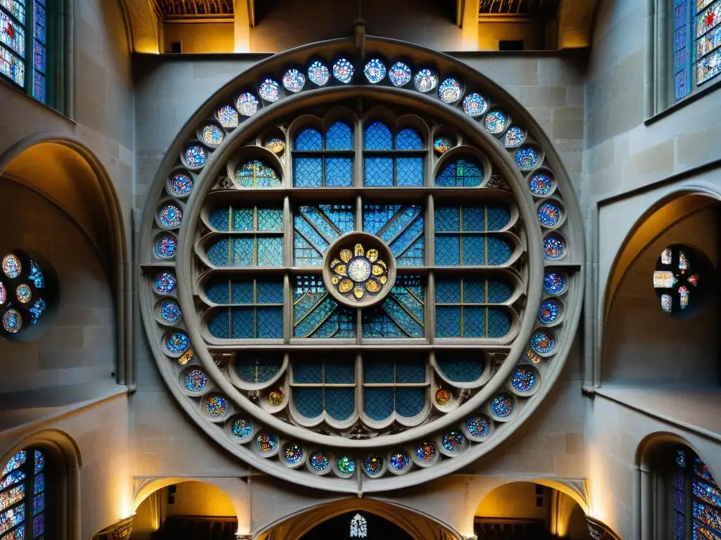 Vista aérea de la Catedral de Chartres en Francia con la Geometría sagrada en arquitectura mística