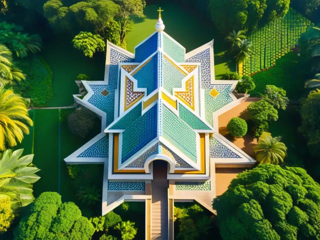 Vista aérea de alta resolución del Templo de la Humanidad en la comunidad Damanhur