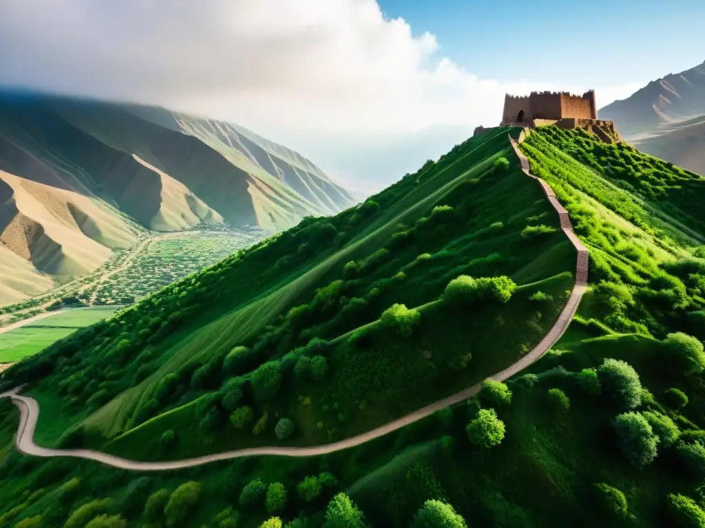 Vista panorámica de la fortaleza de Alamut, hogar de los Hashshashin: historia, misterios y influencia